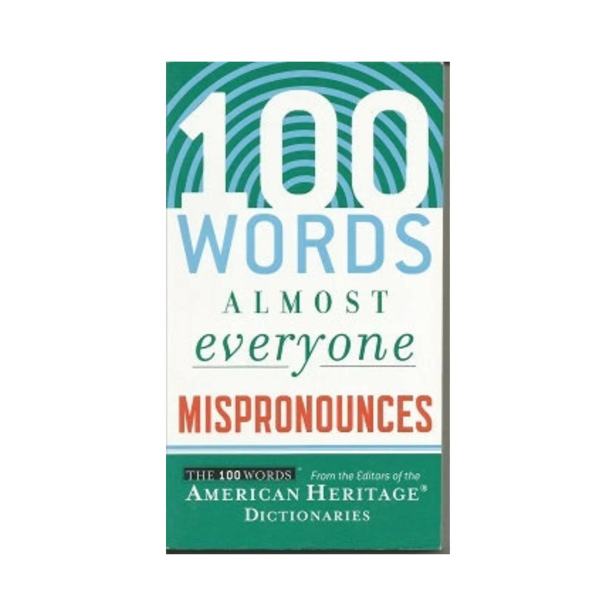 Book, One (100) Words Almost Everyone Mispronounces