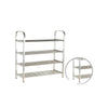 Shoe Rack, Stainless Steel - Organize with Style!