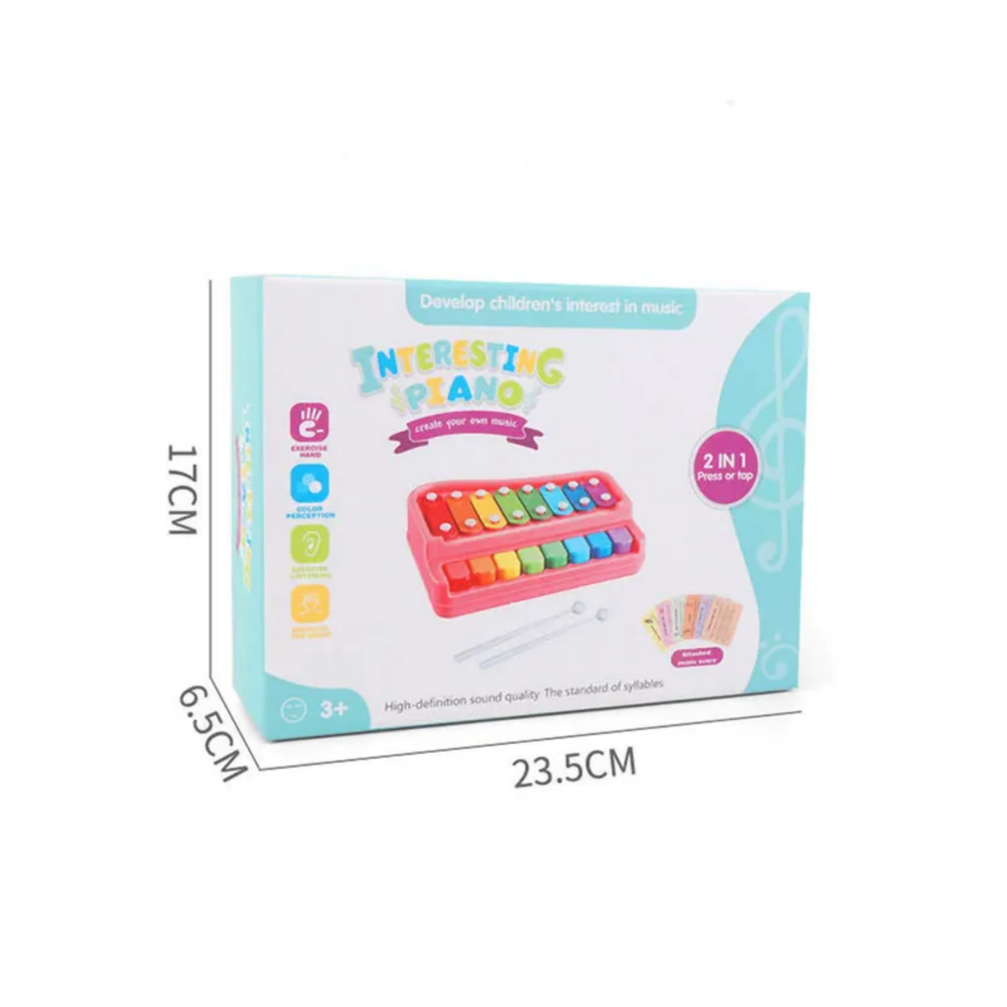 Xylophone Piano, with Vibrant Colors and Early Learning Features, for Toddler