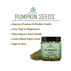 Pumpkin Seeds, May Improve Heart Health & Lower Blood Sugar Levels, (کدو کے بیج)