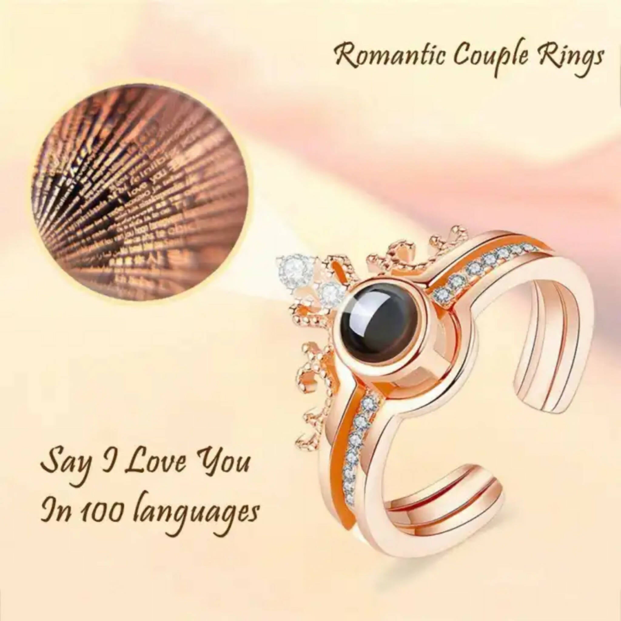 Crown Ring, Romantic Love Jewelry, for Valentine's Day