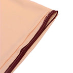 Abaya, Korean Georgette Ensemble with Pleating Details & Contrast Piping, for Women