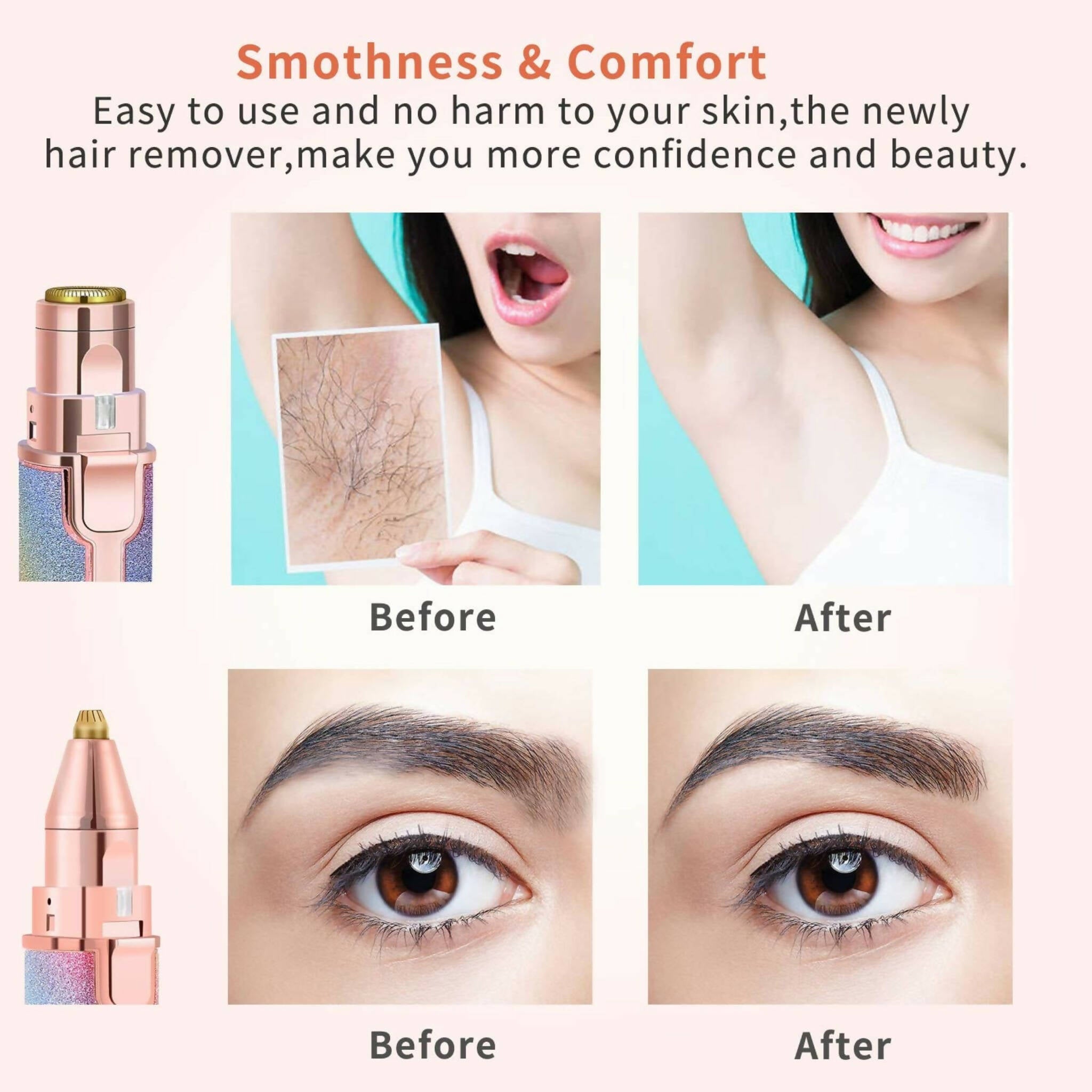 Eyebrow Trimmer, Portable and Versatile Hair Removal Solution