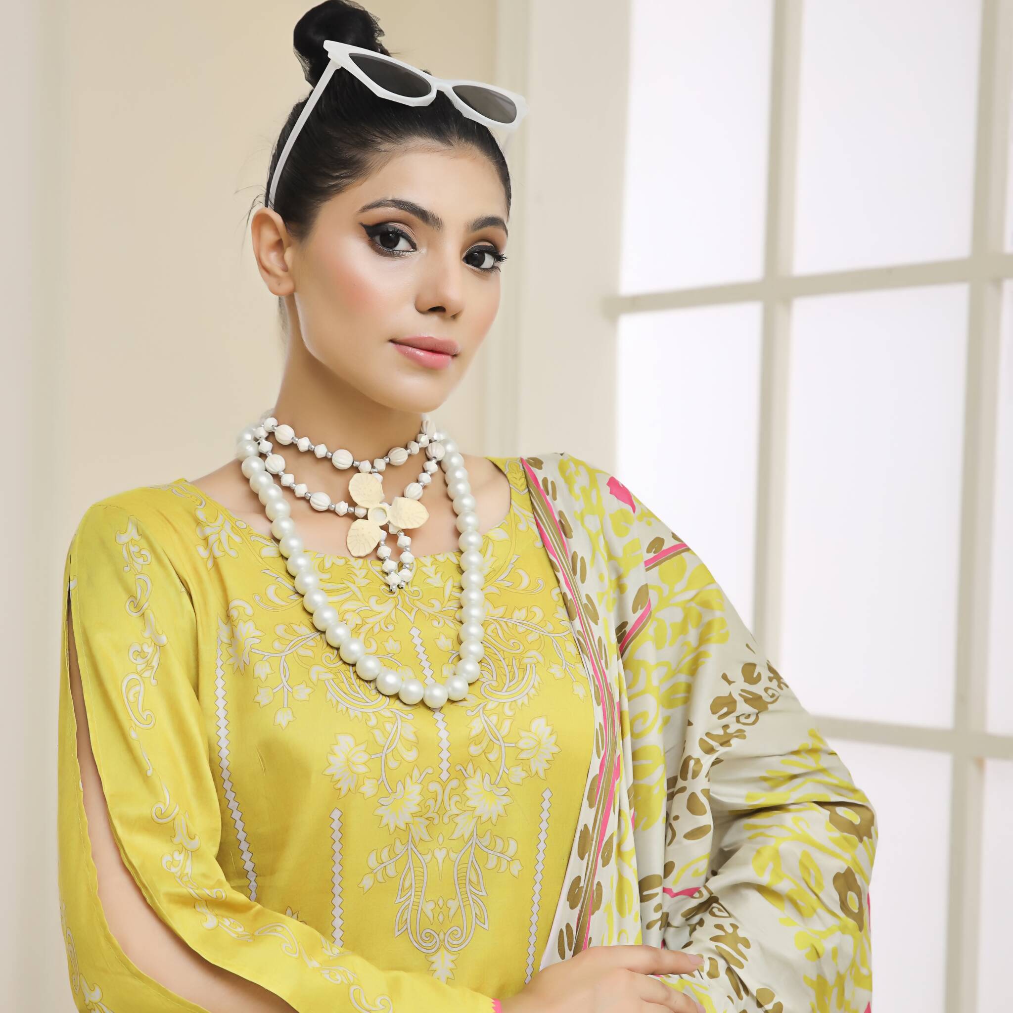 Unstitched Suit, Sulphur Spring 3-Piece Printed Lawn with Elegance in Every Stitch