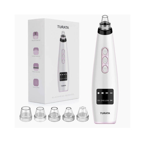 Blackhead Remover: Electric Vacuum Kit, 5 Suction Power Levels, 5 Probes