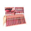 3Q Beauty Lip Gloss Mat, 12PCS Gorgeous Matte Shades, for Women