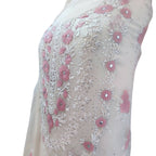 Unstitched Suit, 3-Piece Set with Pakka Tanka & Mukesh Embroidery, for Women