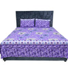 Bed Sheet, Elevate Your Bedroom with Purple Floral Perfection