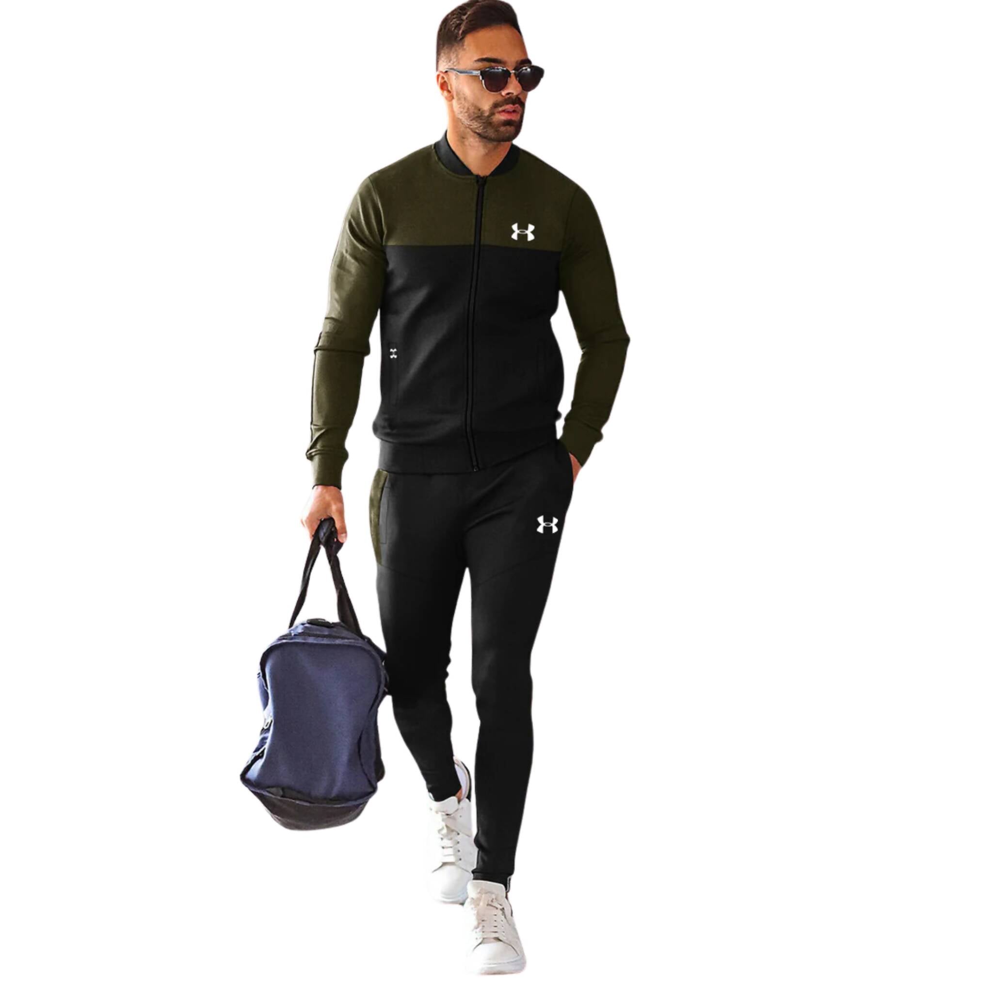 Tracksuit, UA Fleece Full Sleeve & Elevated Workout Experience, for Men
