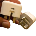 Power Adapter, Apple 20W USB C with Cable, Convenient for home, or On-the-Go charging