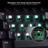 Keyboard, Redragon Fizz Pro K616 Wireless Mechanical Gaming & RGB, Red Switches