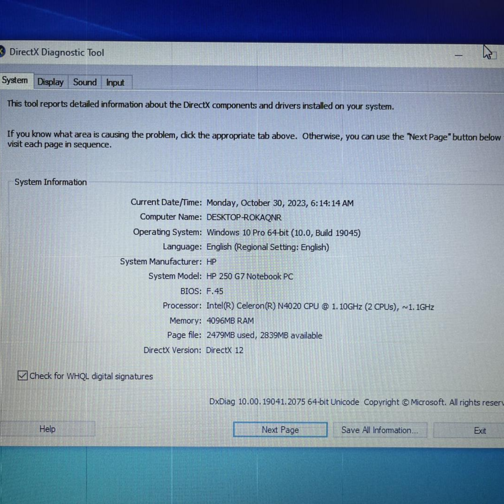 HP 250 G7 Notebook, Celeron Power, A+ Grade, 128GB SSD - Impeccable Performance