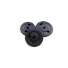 Weight Plates, Black Rubber Coated, for Gym & Fitness
