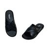 Slipper, Leather Comfort & Durable Rubber Sole, for Men