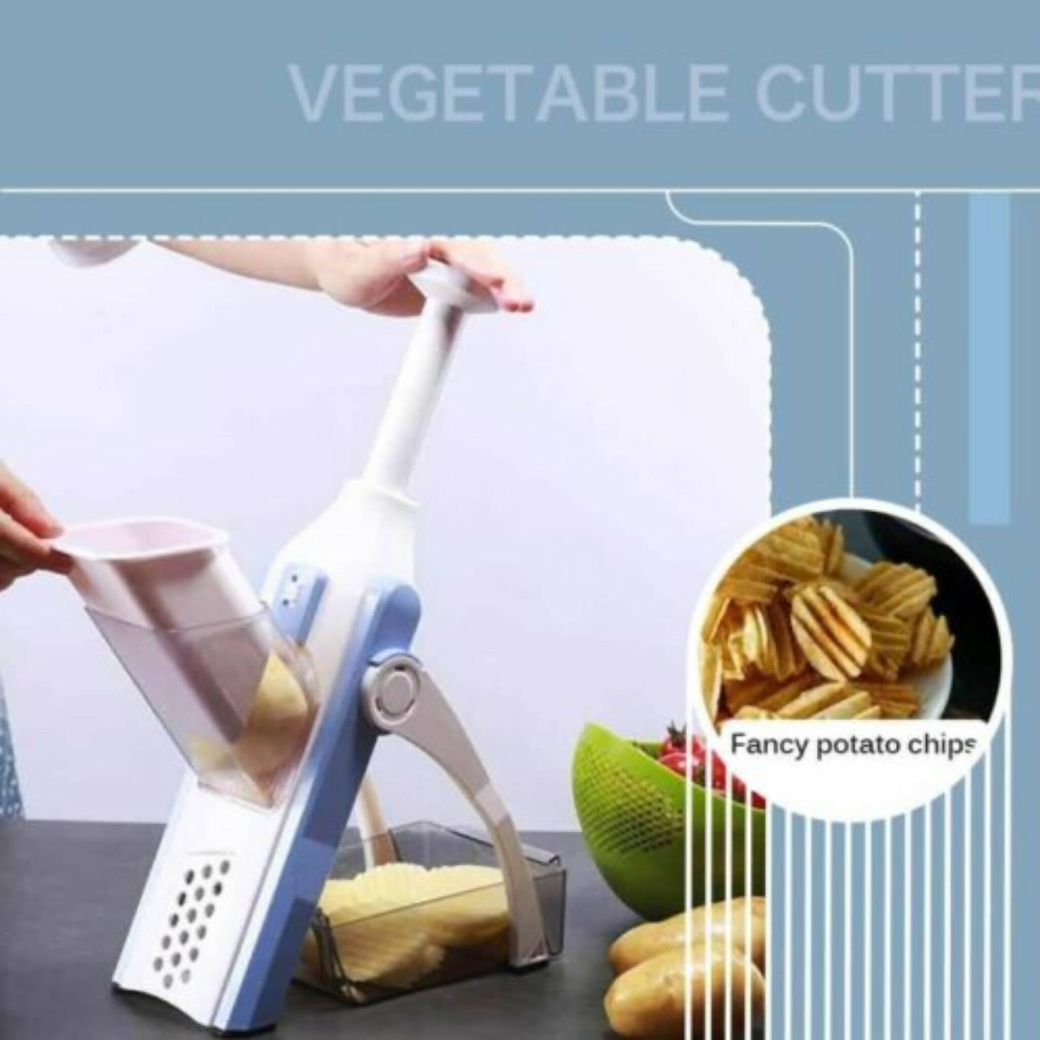 Mandoline Spring Slicer, Effortlessly Slice and Dice