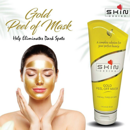 Gold Peel Off Mask, Skin Desire, Detoxify, Brighten, & Revitalize