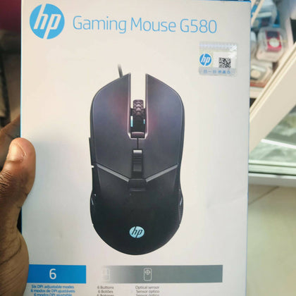 Gaming Mouse , HP G-580 With Steel Back