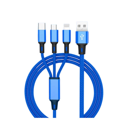Charging Cable, 3-in -1, Universal Compatibility & Fast Charging