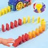Domino Train Set, Lights, Music, and Tumble Down Action, for Kids'
