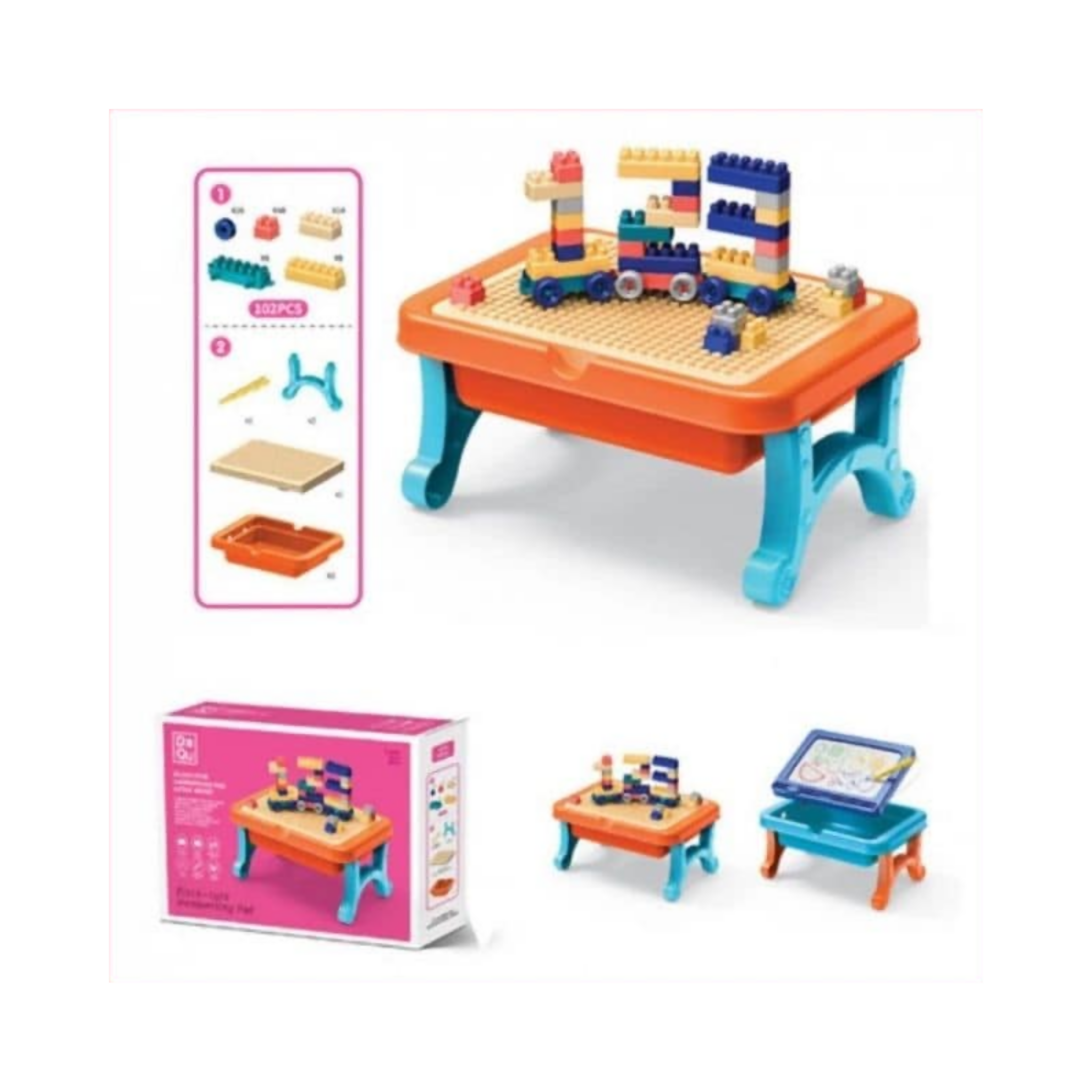 Building Blocks & Drawing Board Table