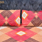 Bedsheet, Diamond-inspired Sophistication, Square Polycotton