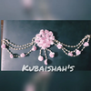 Hair Floral Accessories, Pink Bridal Artificial Flowers, for Wedding & Parties