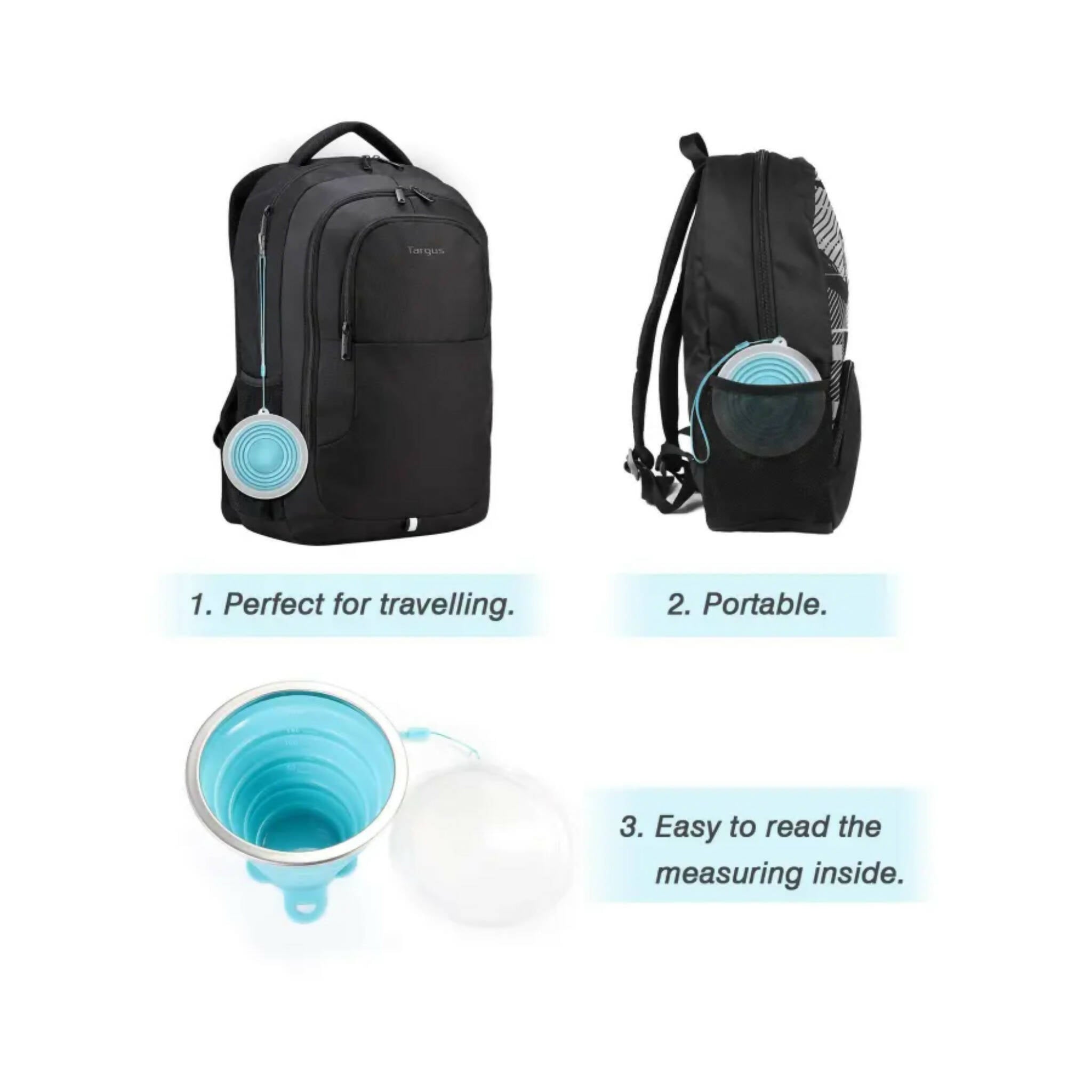 Silicone Cup, Compact and Convenient, for On-the-Go Hydration