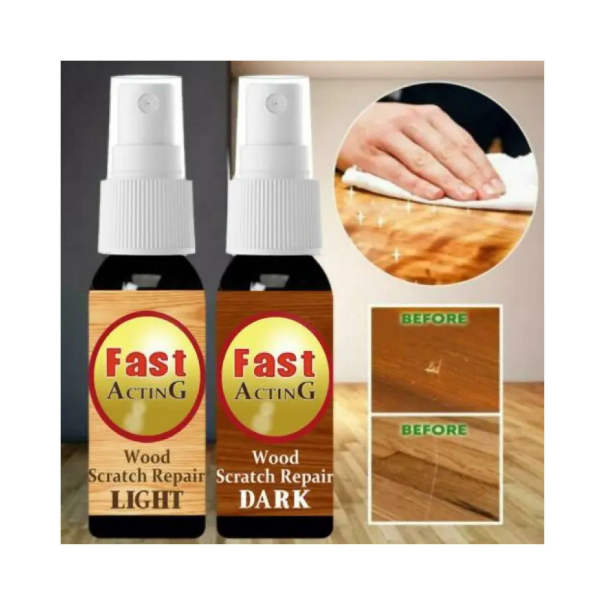 Wood Scratch Remover, Fix it! Fast Action & Restore Your Furniture!