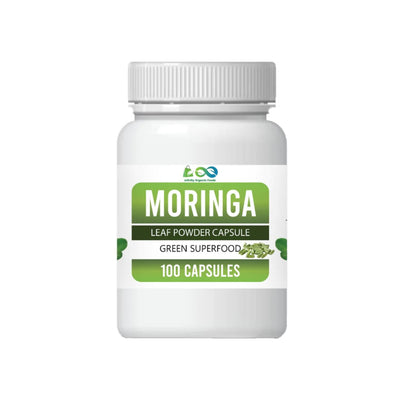 Moringa Capsules, Organic Superfood, for Immunity & Energy Boost