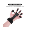 Finger Exerciser, Adjustable Silicone Hand Grip Finger Expander, for Strength Training