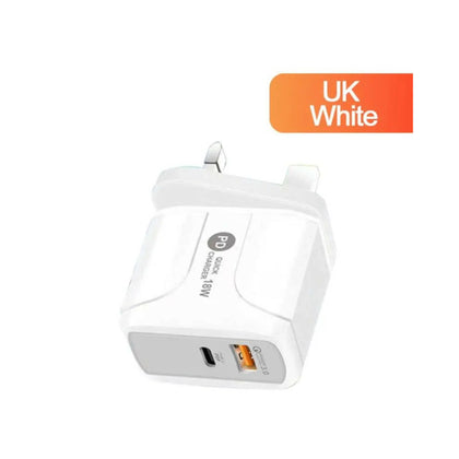 USB Charger Adapter, Quick Charge 3.0, iPhone & Mobile Phones - 20W