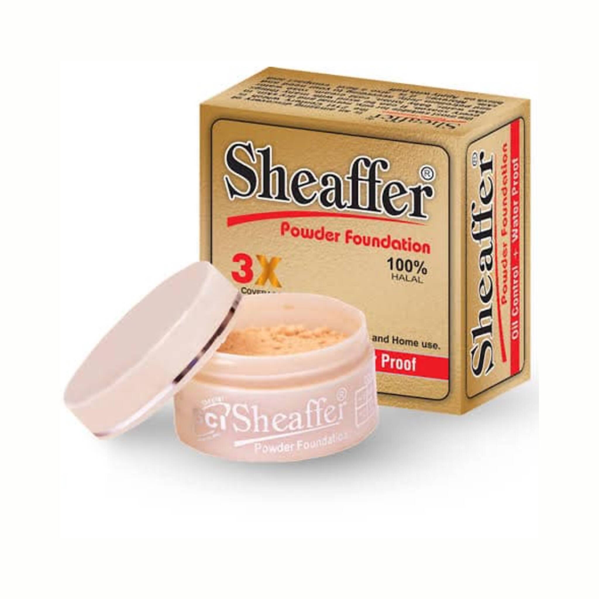 Sheaffer Mineral Powder, Base Makeup Foundation - Achieve a Flawless & Natural Finish