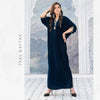 Kaftan, Teal Blue Symbol Of Opulence & Sophistication, for Women