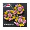 Flower Earrings, Stylish & Yellow And Pink Color, for Women