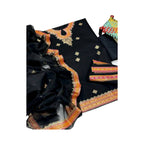 Unstitched Suit, Organza with Machine Embroidery & Resham/Tilla Work, for Women