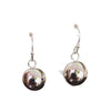 Earrings, Stainless Steel Silver Ball Drop, for Women & Girls
