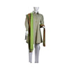 Shirt, Alluring Tea Green & Striped Cotton, for Women