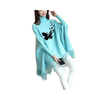 Poncho, Butterfly Printed Winter Wing Bat Style, for Women