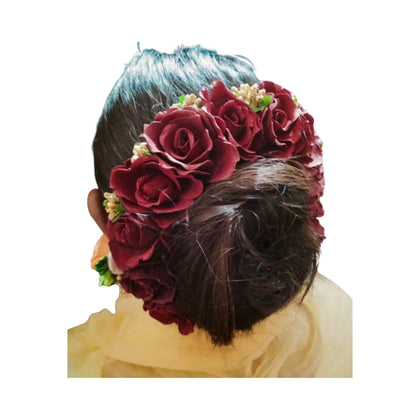 Rose Hair Jura Bunch, Focused & Adjustable Hair Accessory, for Women