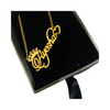 Personalized Name Necklace, Custom Gold Plated Elegance, for Girls