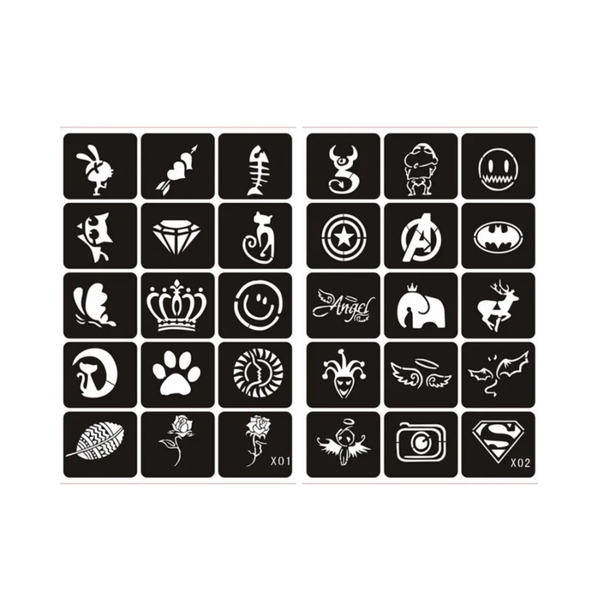 Tattoos!, Sparkling Stencils for Fun & Flawless