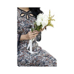 Suit, Enchanting Butterfly Print Viscose Lawn Two-Piece Ensemble, for Women