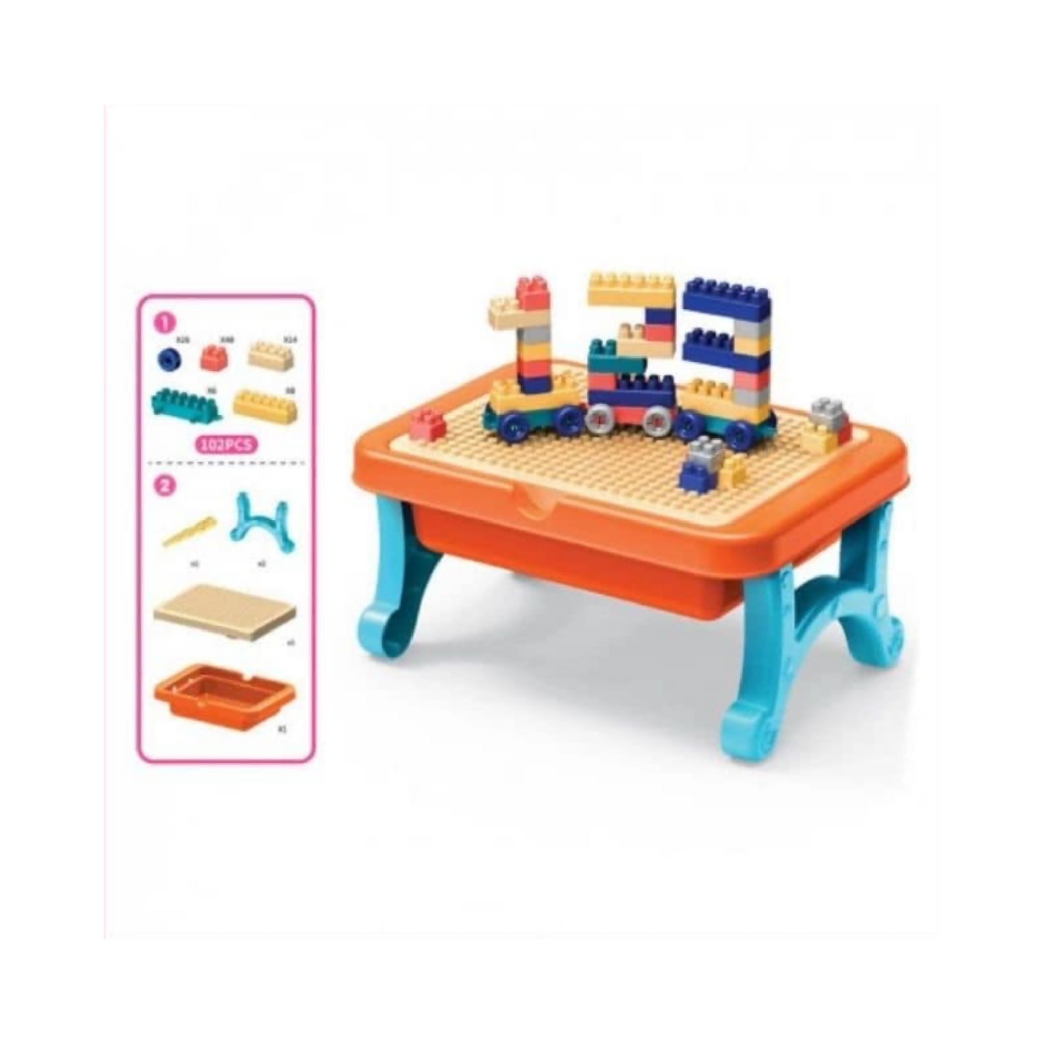 Building Blocks & Drawing Board Table