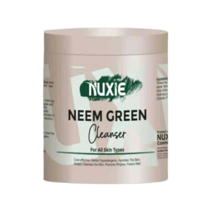 Nuxie Neem Green Cleanser, Natural Face Wash, for Acne-Prone Skin