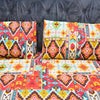 Bed Sheet, Vibrant Orange & Print Polycotton