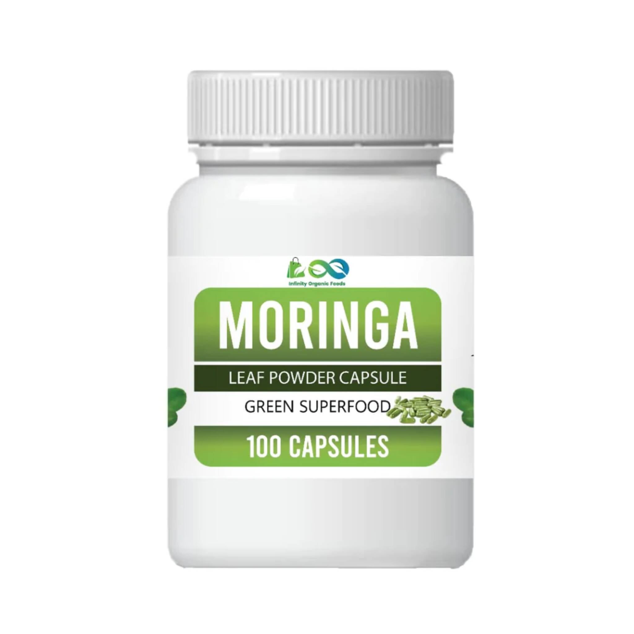 Moringa Powder, 250g & Capsules 100 Pcs, for Weight Loss & Energy Boost