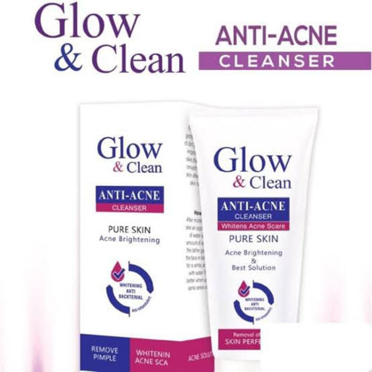 Acne Cleanser, Glow & Clean Anti-Acne, for Smooth, Elastic & Matte Skin
