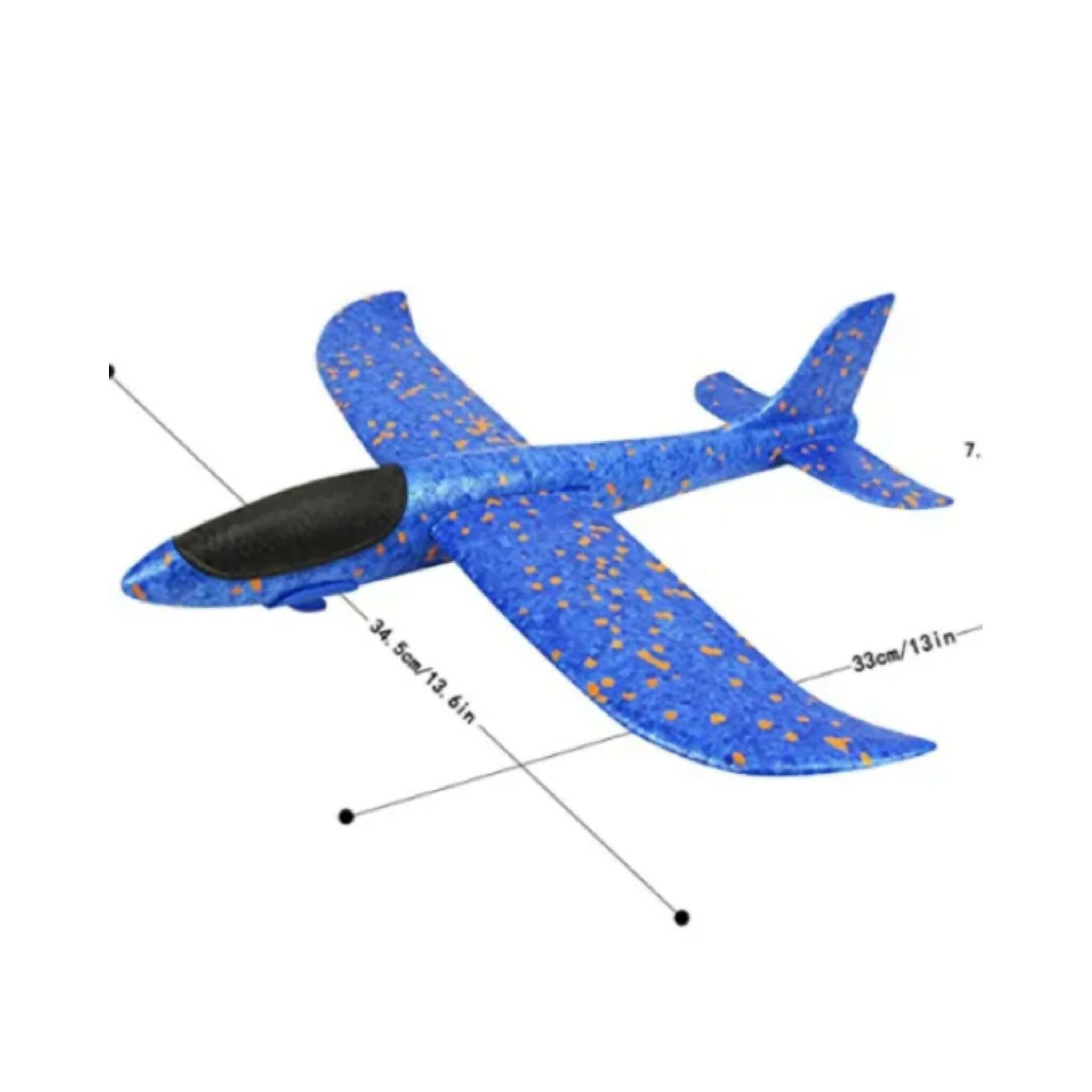 Hand Launching Glider, 35x35cm Air Floating Plane - DIY Toy for All Ages