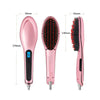 Hair Straightener Brush, Portable Fast Electric Hair Comb HQT 906