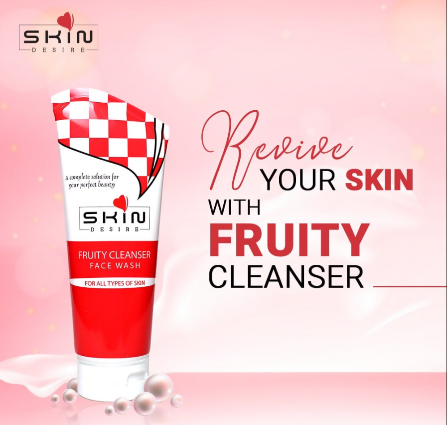 Skin Desire Fruity Cleanser, Glow Daily with Fruity Exfoliation!